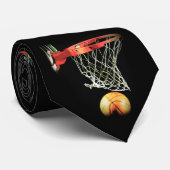 Basketbal Elegante Moderne Stropdas (Opgerold)