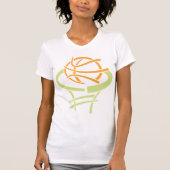 Basketbal en Netto Vrouwen T-shirt (Voorkant)