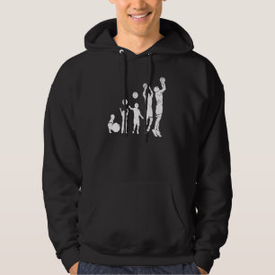 Basketbal Evolutie Basketbal Hoodie