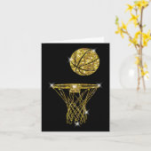 Basketbal Exclusief  Kaart (Gele Bloem)