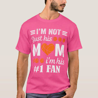 Basketbal Fan Moeder Citaat T-shirt