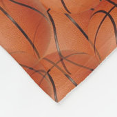 Basketbal Fleece Deken (Hoek)