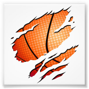 Basketbal Foto Afdruk