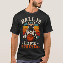 Basketbal Franse Bulldog Vintage Design