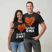 Basketbal G-Ma Grappig Basketbal Hart Oma Gee T-shirt (Unisex)
