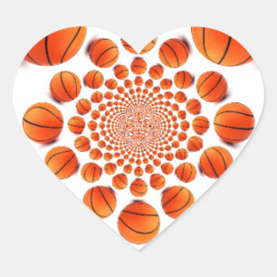 Basketbal Game of Champions: Court Vision Kaleida Hart Sticker