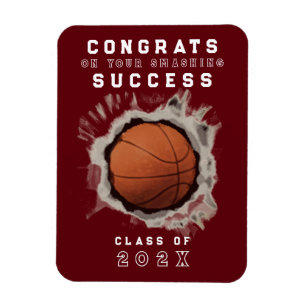 Basketbal Gefeliciteerd 2023 Magneet