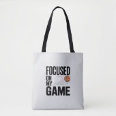 Basketbal gefocust Tas (Voorkant)