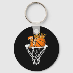 Basketbal Gelukkige 10e Verjaardag Jongen Bal 10 J Sleutelhanger