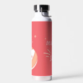 Basketbal Gepersonaliseerde Naam Nummer Gepersonal Waterfles (Links)