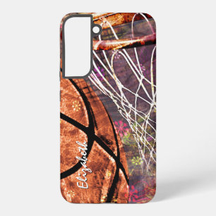 basketbal gepersonaliseerde sportgeschenken voor m samsung galaxy hoesje