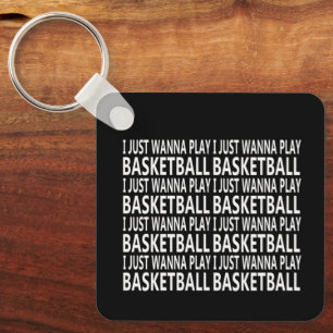 basketbal grappig zeggen sleutelhanger