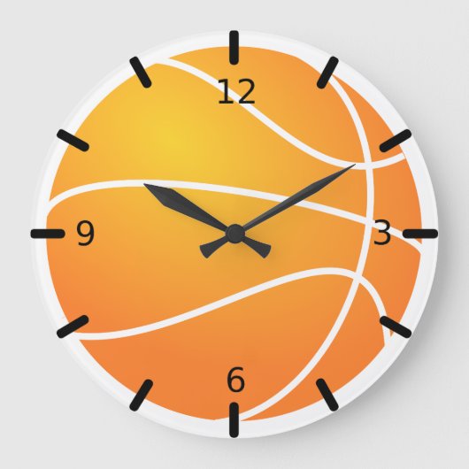Basketbal Grote Klok (Voorkant)