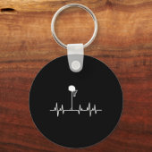 Basketbal hartslag 1 sleutelhanger (Voorkant)