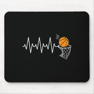 Basketbal Hartslag Basketbal Lover Muismat