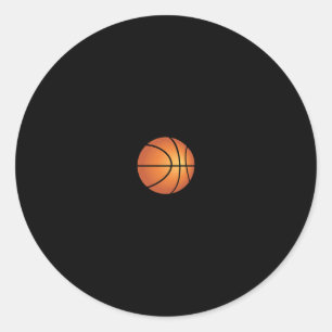 Basketbal Heartbeat Cool I Love Basketbal T-shirt Ronde Sticker