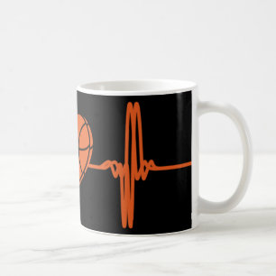 Basketbal Heartbeat Sport Motief Koffiemok