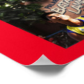 Basketbal Herinneringen Rood Foto Collage Poster (Hoek)