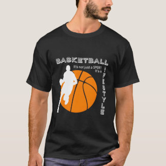 Basketbal Het Is Een Levensstijl Basketbal T-shirt