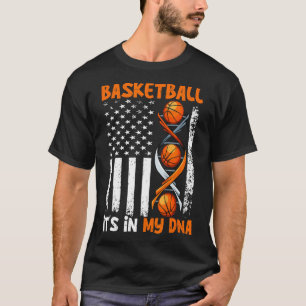Basketbal Het is In-My DNA Fun Player Coach Team S T-shirt