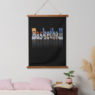 Basketbal het spel, muur opknoping hangend wandkleed