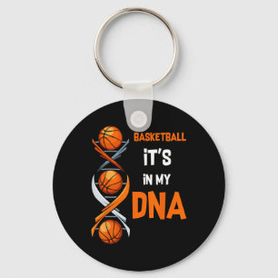 Basketbal Het zit in mijn DNA Fun Player Coach Tea Sleutelhanger
