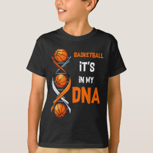 Basketbal Het zit in mijn DNA Fun Player Coach Tea T-shirt