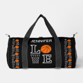 Basketbal hoepels, Basketbal Speler, Team, Gift Plunjezak (Voorkant)