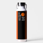 Basketbal hoepels, basketbalspeler waterfles (Voorkant)