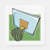Basketbal Hoop Sport Backboard en Net Servet (Voorkant)