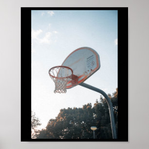 Basketbal Hoop - Sunrise Poster