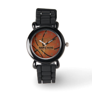 BASKETBAL HORLOGE, Gepersonaliseerde Basketbal Gif Horloge