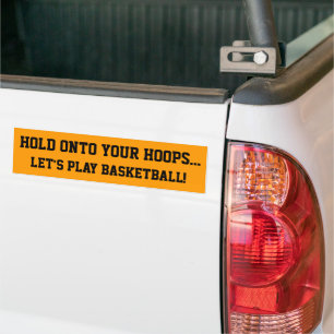 Basketbal Hou Je Hoepels Vast Bumper Sticker