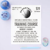 Basketbal Icoon, Basketbal Trainingscursus Flyer (Enkel)
