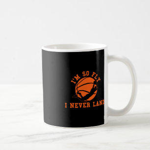 Basketbal Ik ben zo vliegend dat ik nooit baller B Koffiemok