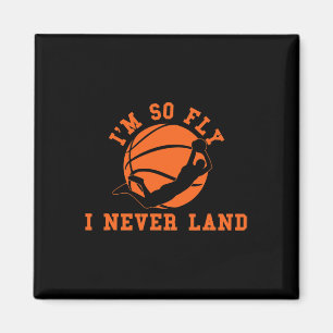Basketbal Ik ben zo vliegend dat ik nooit baller B Magneet