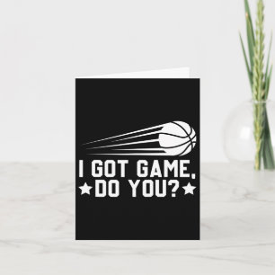 Basketbal Ik heb spel doe je Kaart