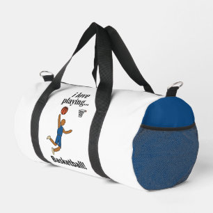 Basketbal Ik hou van basketbal spelen Plunjezak