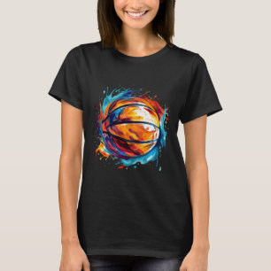Basketbal in Art Design 1 T-shirt