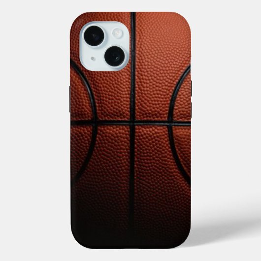 Basketbal - iPhone 15 Hoesje (Achterkant)