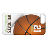 Basketbal iPhone 7 Plus Hoesje (Achterkant (Horizontaal))