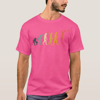Basketbal is een grappige evolutie van Man T-shirt