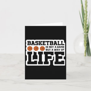Basketbal is geen spel, maar een manier van leven kaart
