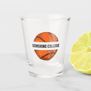 Basketbal is je favoriete teamnaam shot glas