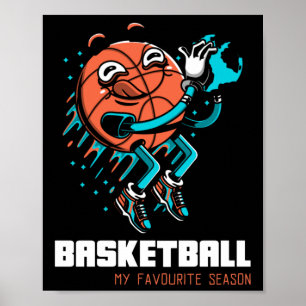 Basketbal is mijn favoriete seizoen poster