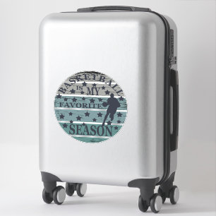 Basketbal is mijn favoriete seizoen  stijl sticker