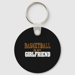 Basketbal is mijn Vriendin leuke basketballers Sleutelhanger