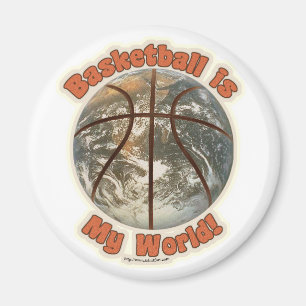 Basketbal is mijn wereld! magneet