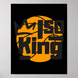 Basketbal Isolatie King One Man Show Poster