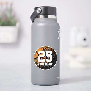  basketbal jersey nummer vinyl sticker